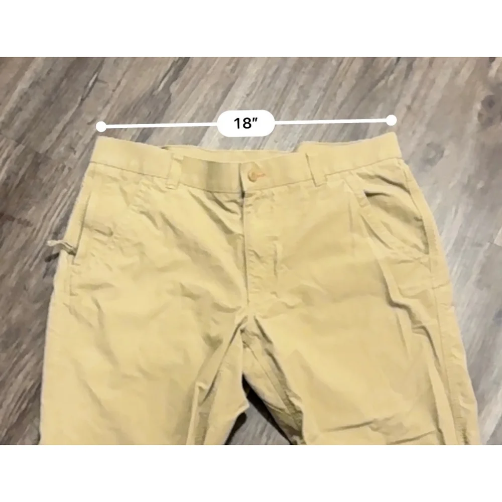 L.L.Bean Men’s Standard Fit Tan Chino 100% Cotton Pants Flat Front Size 38x29 - Picture 3 of 8